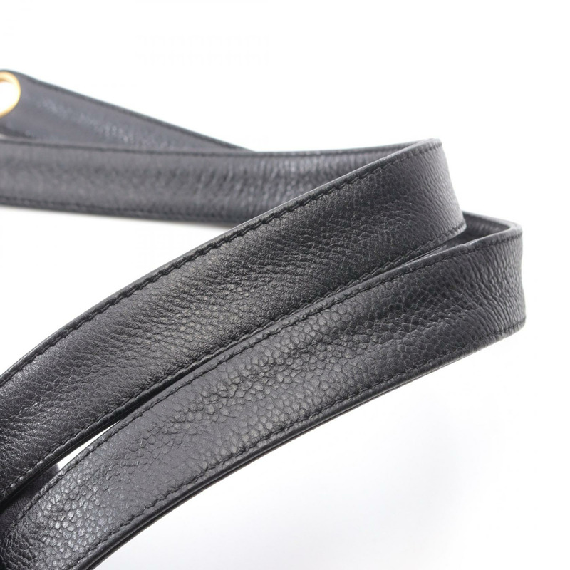 香奈兒三重 COCO 單肩托特包 小牛皮 黑色 二手 女款 GHW CC-8