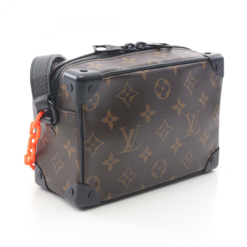 LOUIS VUITTON 迷你軟行李箱單肩包 M44480 Monogram Solar Ray 黑色二手-1