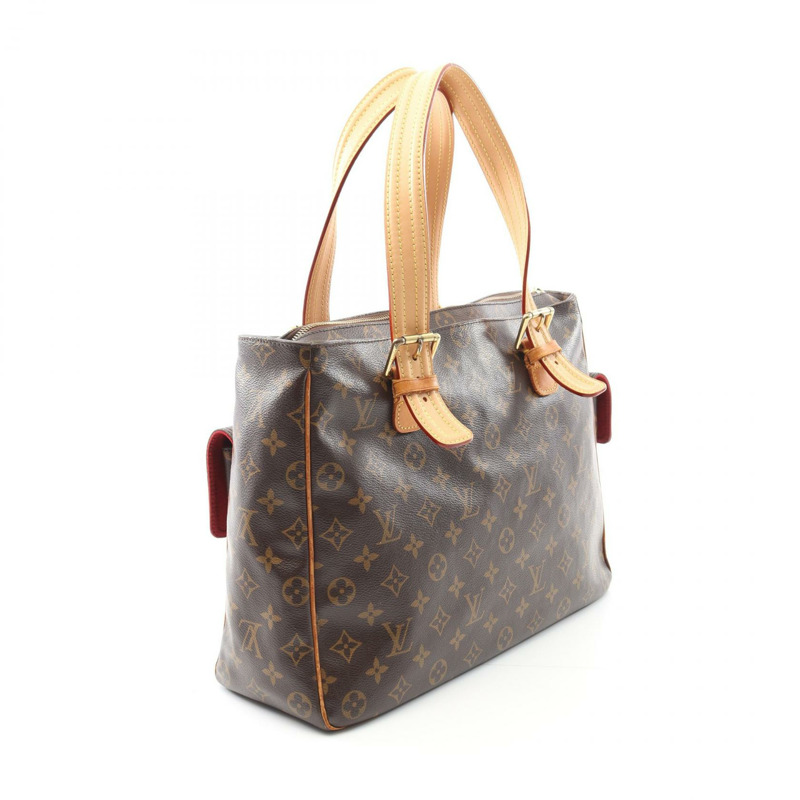 LOUIS VUITTON Multipli cite 手提包 M51162 Monogram 帆布皮革棕色二手 LV-1