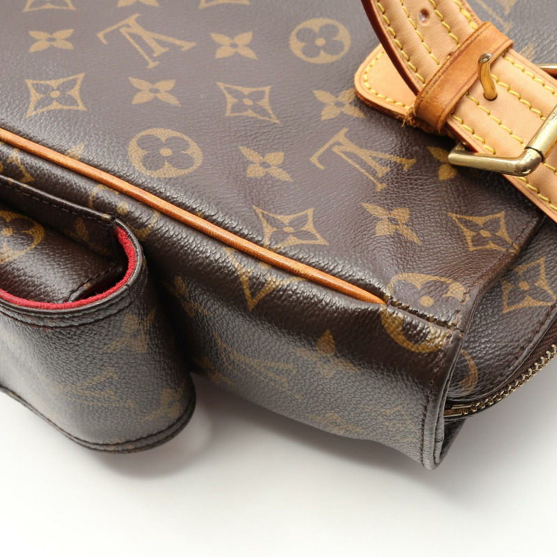 LOUIS VUITTON Multipli cite 手提包 M51162 Monogram 帆布皮革棕色二手 LV-7