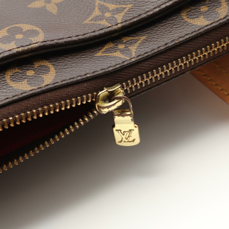 LOUIS VUITTON Multipli cite 手提包 M51162 Monogram 帆布皮革棕色二手 LV-8