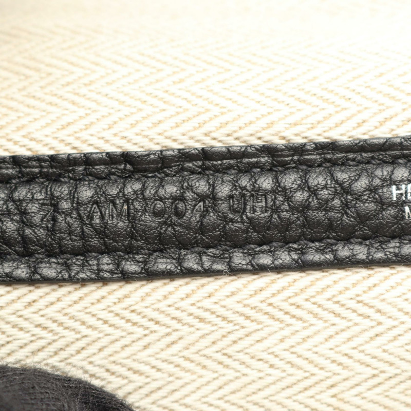 HERMES Garden party PM 托特包 手提包 Negonda 皮革 黑色 二手 女款 SHW Z-4