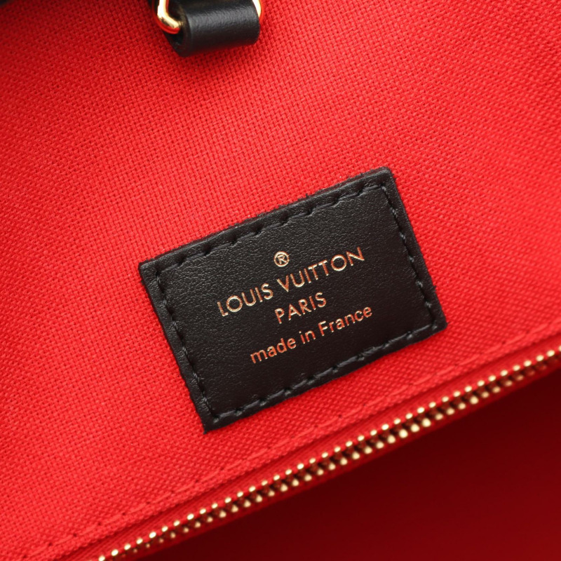 LOUIS VUITTON On the Go 中型單肩托特包 M45321 Monogram Giant Reverse 二手-3