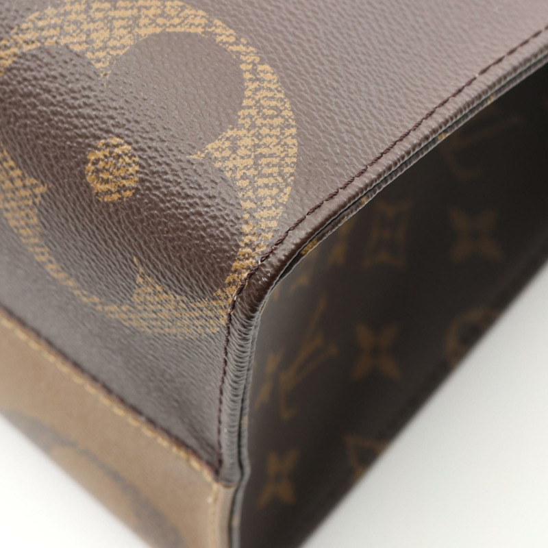 LOUIS VUITTON On the Go 中型單肩托特包 M45321 Monogram Giant Reverse 二手-5