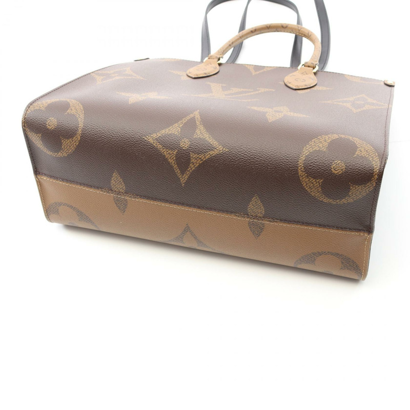 LOUIS VUITTON On the Go 中型單肩托特包 M45321 Monogram Giant Reverse 二手-7