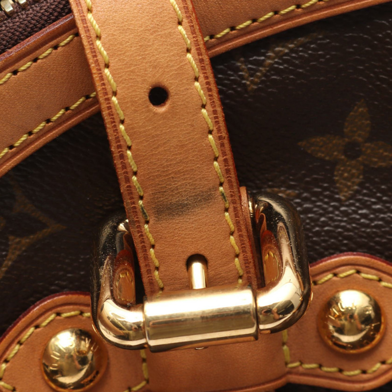 LOUIS VUITTON Tivoli GM 手提包 M40144 Monogram 帆布皮革棕色二手女士-9
