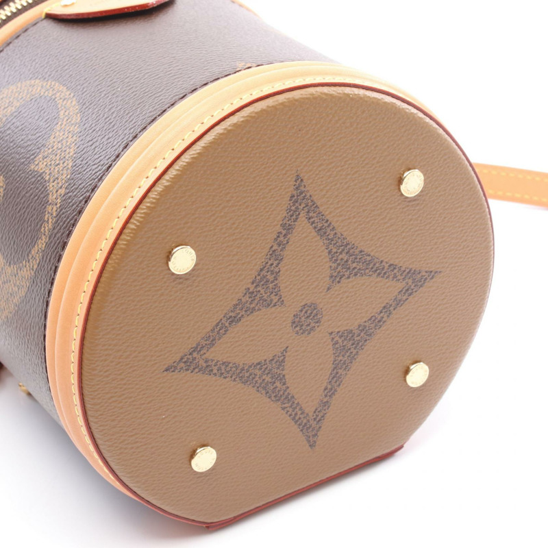 LOUIS VUITTON 坎城單肩包 M44603 Monogram Giant Reverse 帆布 二手-6