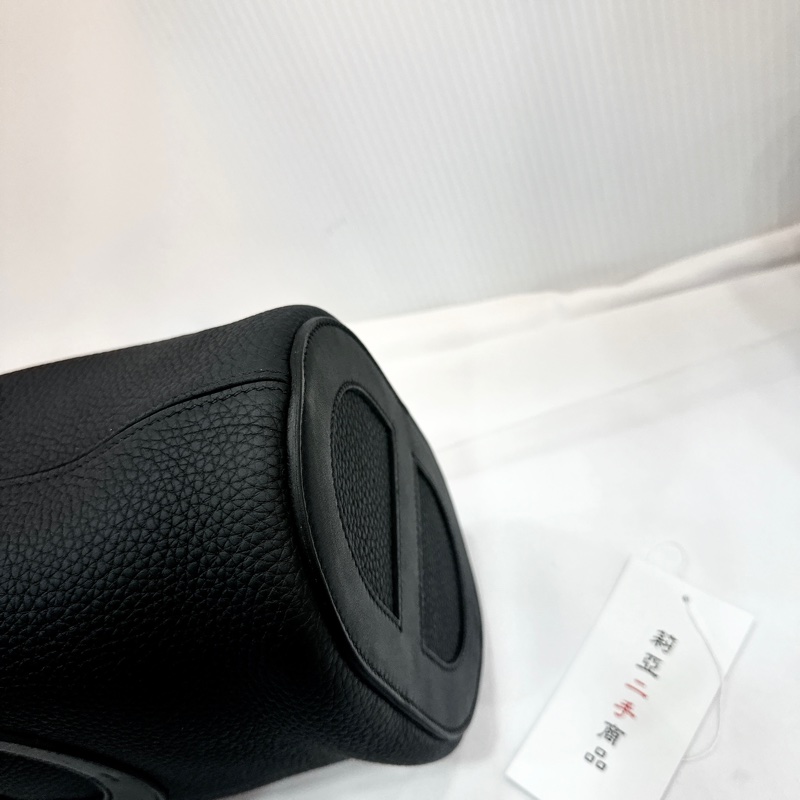 莉亞精品♡ Hermes豬鼻子菜籃 黑 B刻 99新-9