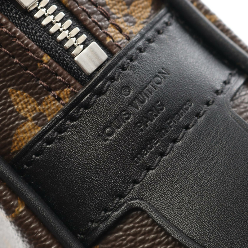 LOUIS VUITTON Porte-Documants Voyage 商務包 M40225 Monogram macassar 二手-3