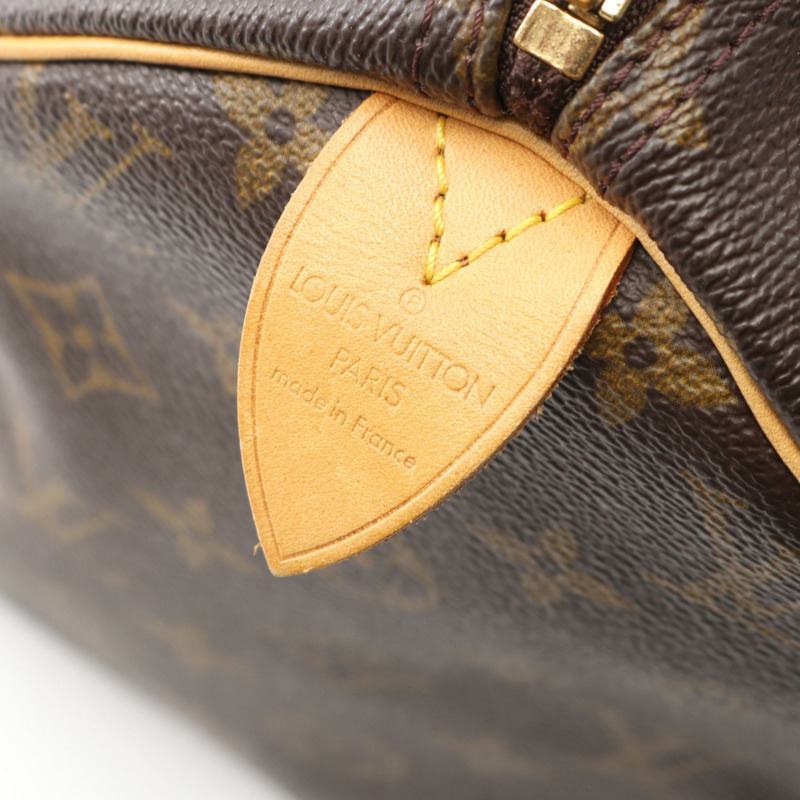 LOUIS VUITTON Speedy 30 手提包 M41526 Monogram 帆布皮革棕色二手 LV-3