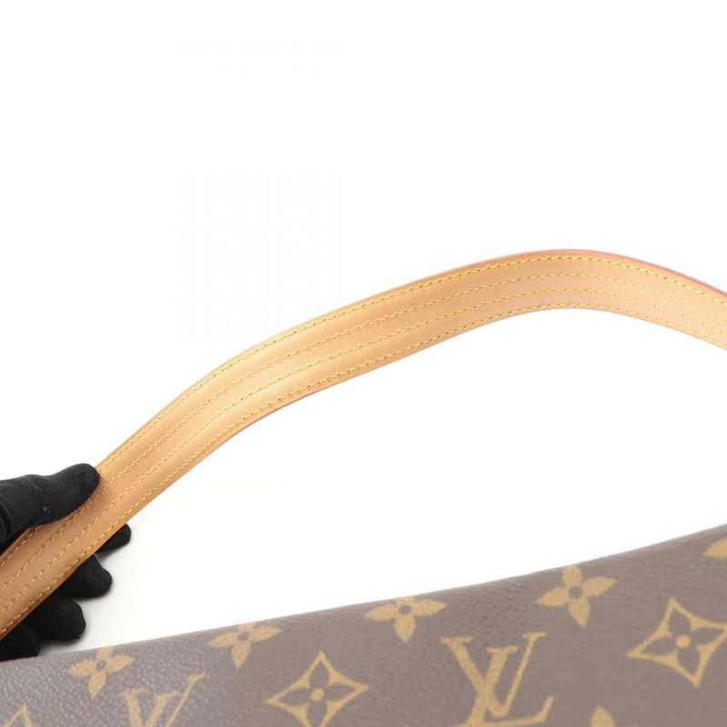 LOUIS VUITTON Vivacite MM 單肩包 M51164 Monogram 帆布皮革二手女士-6
