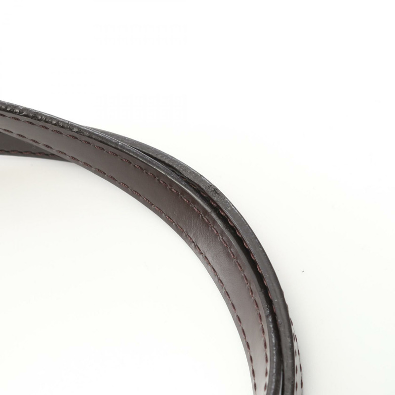 LOUIS VUITTON 平紋針織單肩托特包 N44041 Damier 帆布皮革 Ebene 二手-8