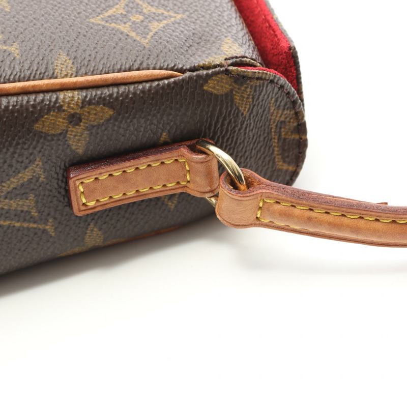 LOUIS VUITTON Recital 手提包 M51900 Monogram 帆布皮革棕色二手女士 LV-8