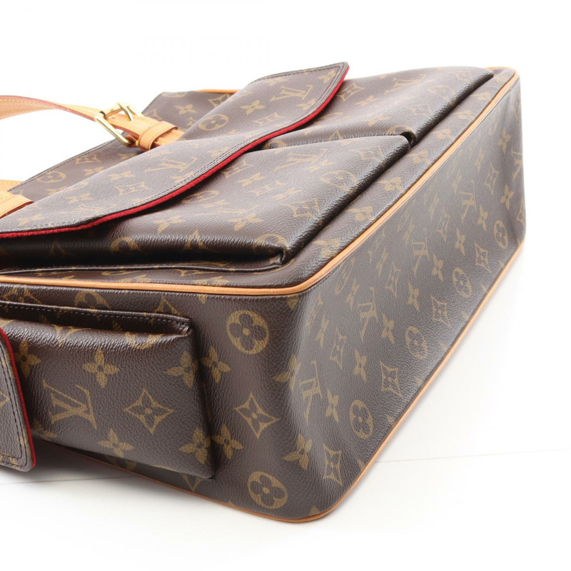LOUIS VUITTON Multipli cite 單肩包 M51162 Monogram 帆布 棕色 二手-5
