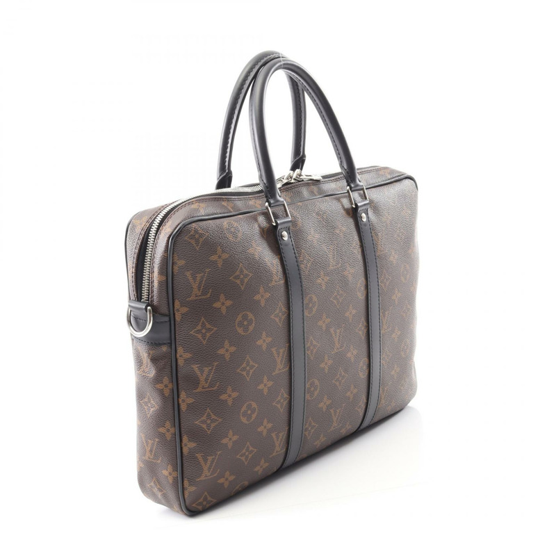 LOUIS VUITTON PDV PM 2Way 單肩公事包 M52005 Monogram macassar 帆布 LV-1