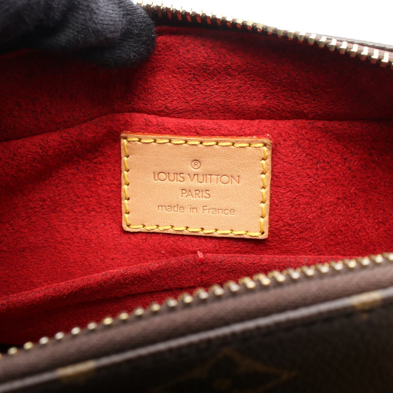 LOUIS VUITTON Vivacite MM 單肩包 M51164 Monogram 帆布皮革棕色二手-3