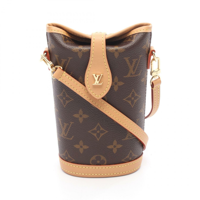LOUIS VUITTON Fold Me Pouch 肩背包 M80874 Monogram 帆布皮革二手 LV-0
