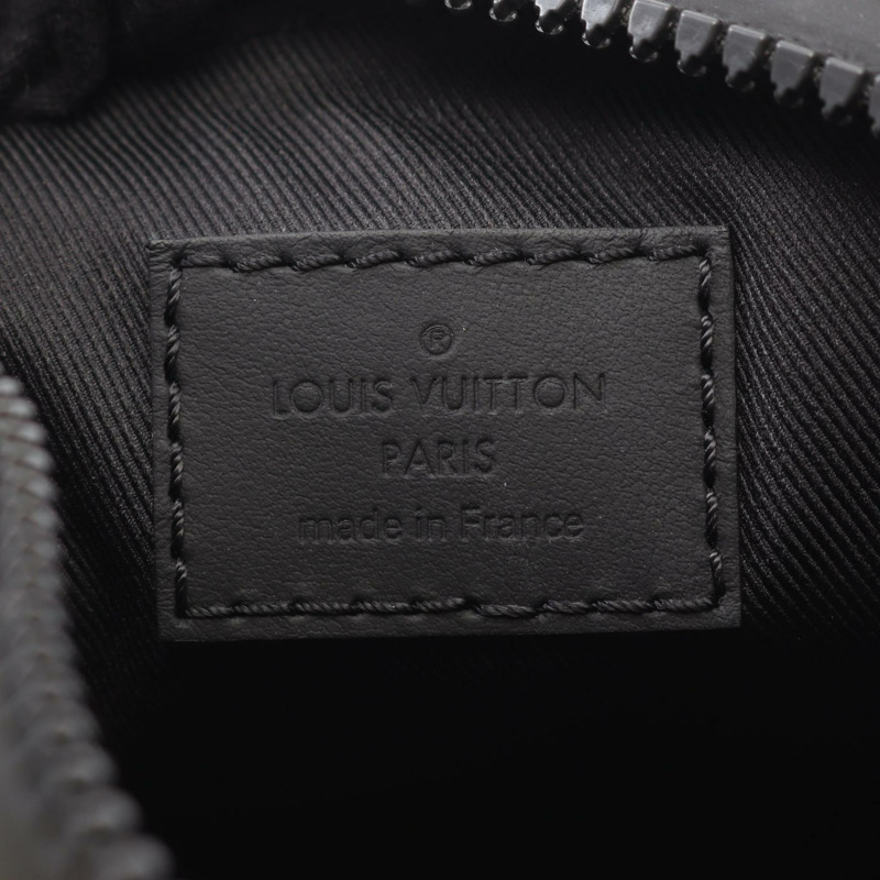 LOUIS VUITTON Keepall XS 肩背包 M59949 Damier 條紋帆布 綠色 二手-3
