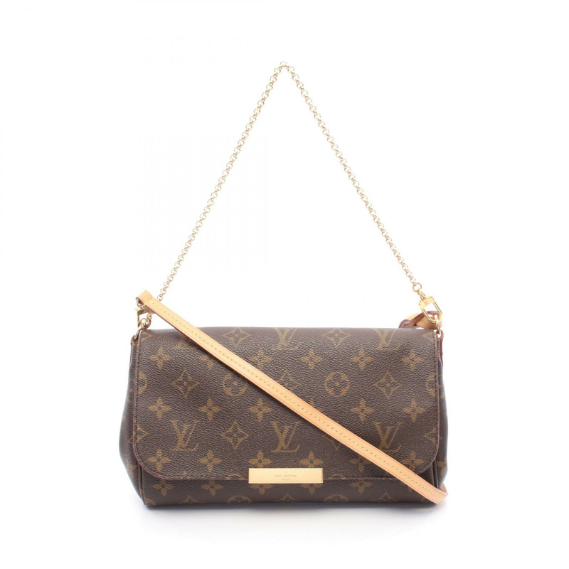 LOUIS VUITTON 最愛 MM 2Way 鏈條單肩包 M40718 字母組合二手 LV-0