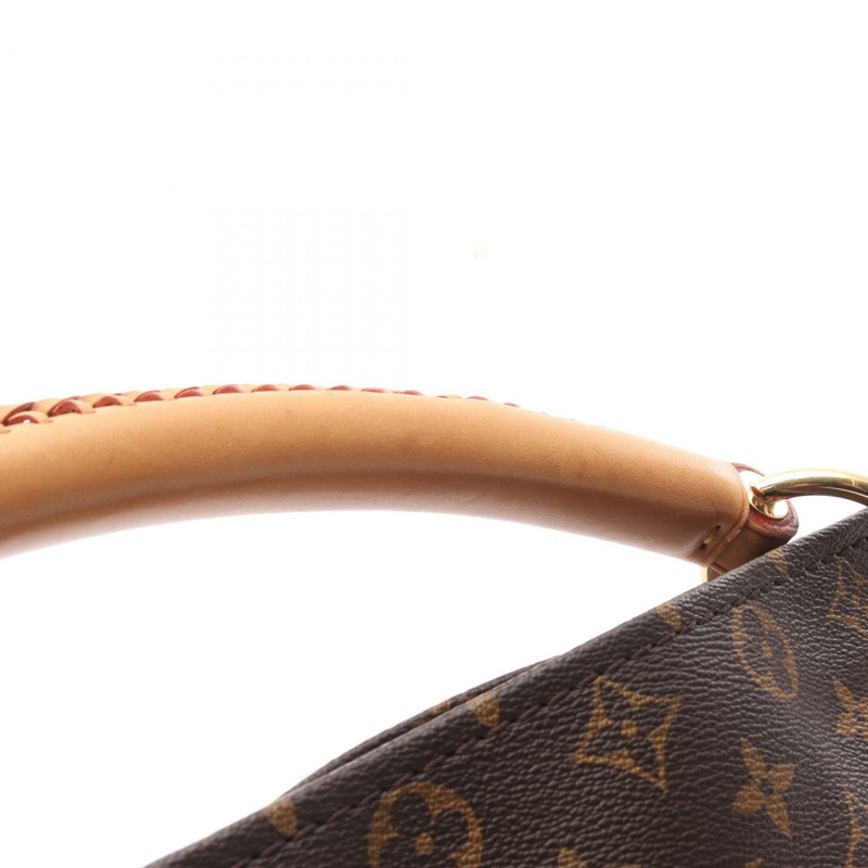 LOUIS VUITTON Artsy MM 單肩包 M40249 字母帆布皮革棕色二手 LV-6