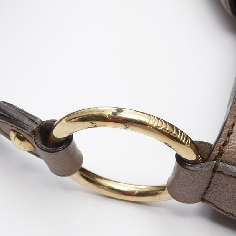 LOUIS VUITTON Solar PM 單肩包 M93455 Mahina 皮革 Poodle 二手女士 LV-6