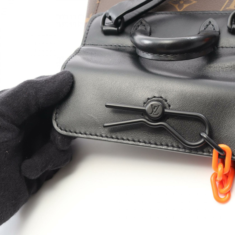 LOUIS VUITTON Steamer XS LV Friend 單肩包 M80327 Monogram Macassar 帆布-6