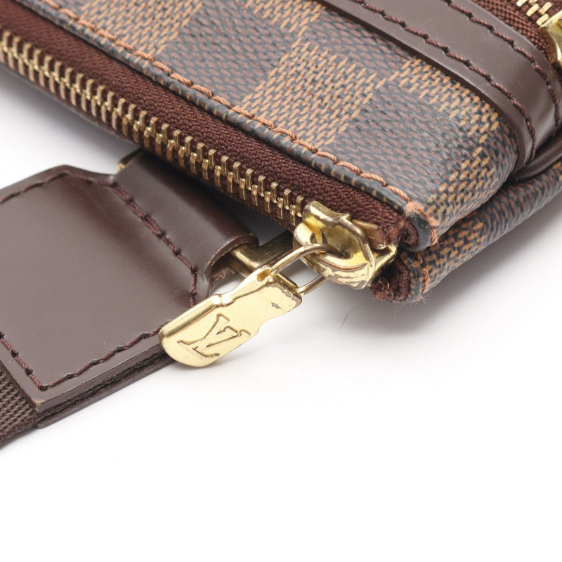 LOUIS VUITTON Pochette Bosphore 斜背單肩包 N51111 Damier Ebene 二手-9