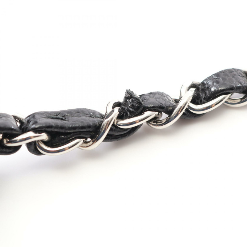 CHANEL Matelasse W 翻蓋單肩包 AO1112 小牛皮 黑色 二手 女款 SHW COCO-8