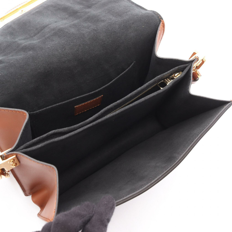 LOUIS VUITTON Dauphine MM 鏈條單肩包 M45958 Monogram Reverse 帆布 二手-2