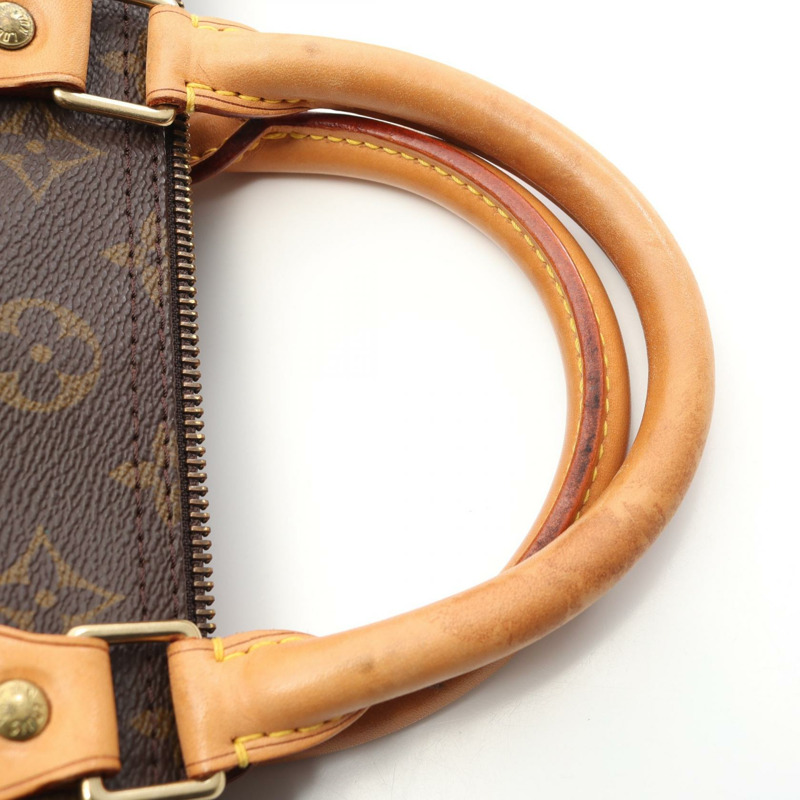 路易威登 Speedy 30 手提包 M41526 Monogram 帆布皮革棕色二手女士-5