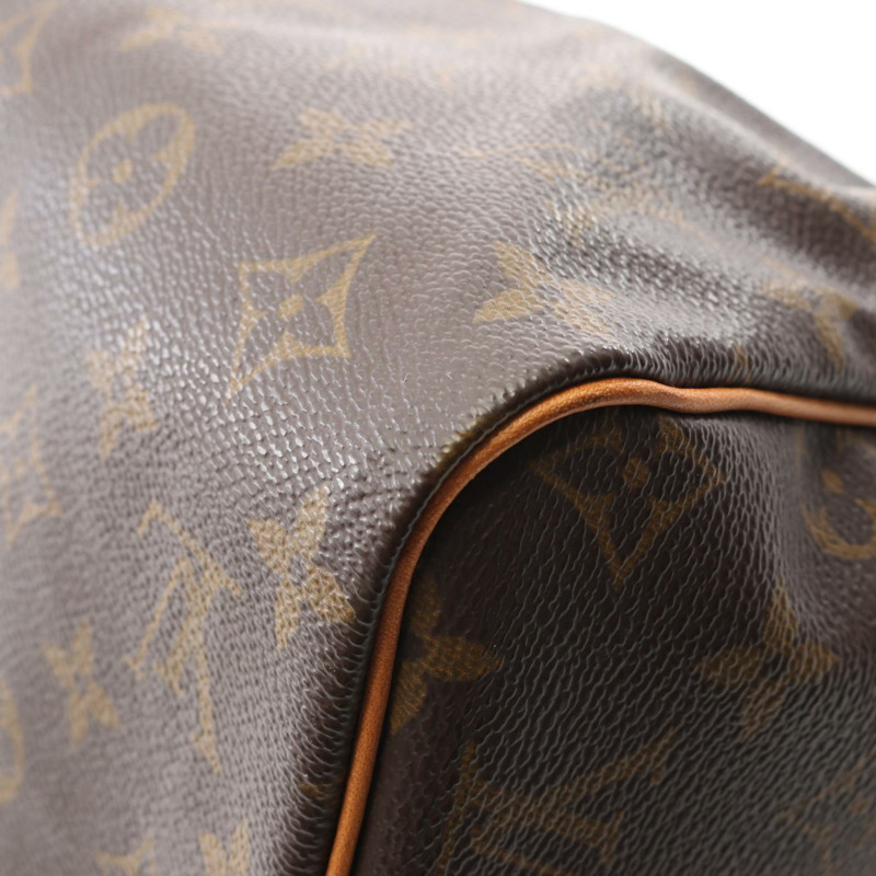 路易威登 Speedy 30 手提包 M41526 Monogram 帆布皮革棕色二手女士-8