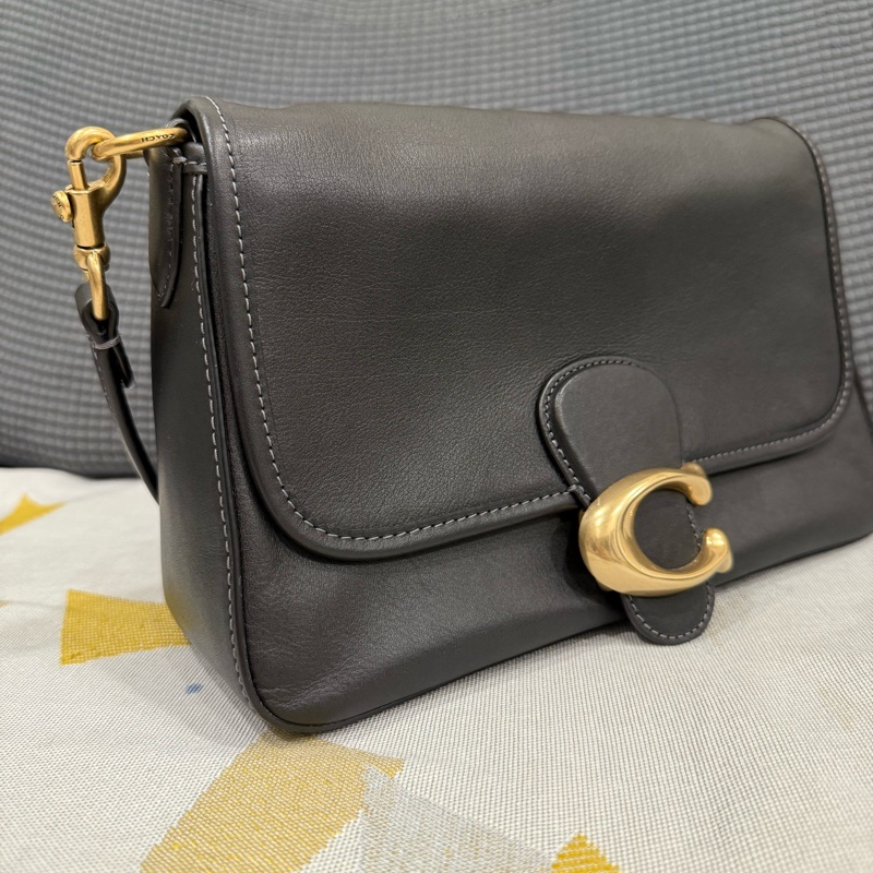 Coach soft tabby黑金-1