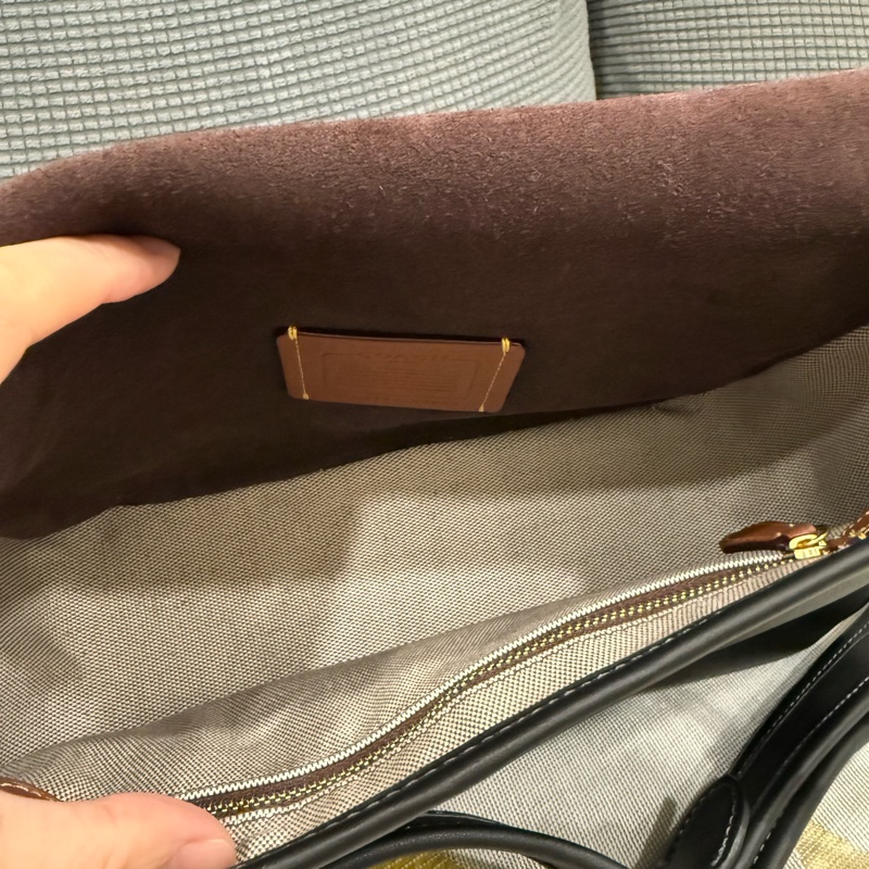 Coach soft tabby黑金-10