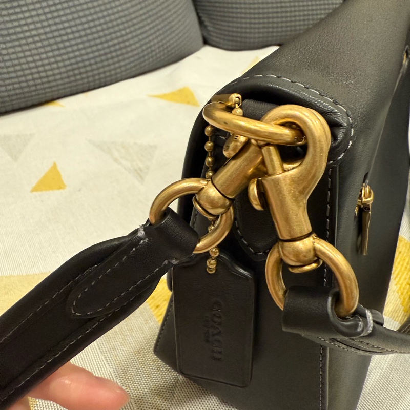 Coach soft tabby黑金-12