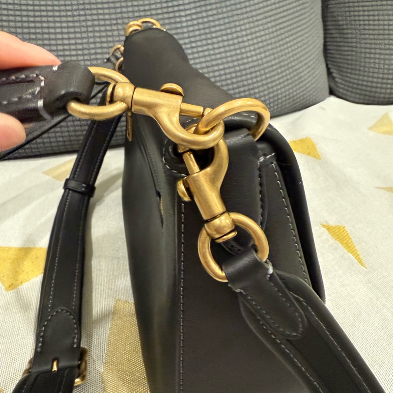 Coach soft tabby黑金-15