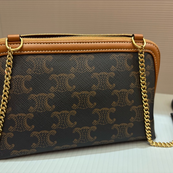 近新Celine 凱旋門 mini貝殼包-7
