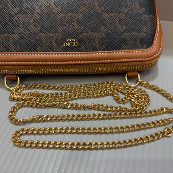 近新Celine 凱旋門 mini貝殼包-15