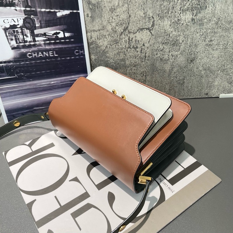 Marni trunk box 中號 拼色 風琴包 肩背包-3