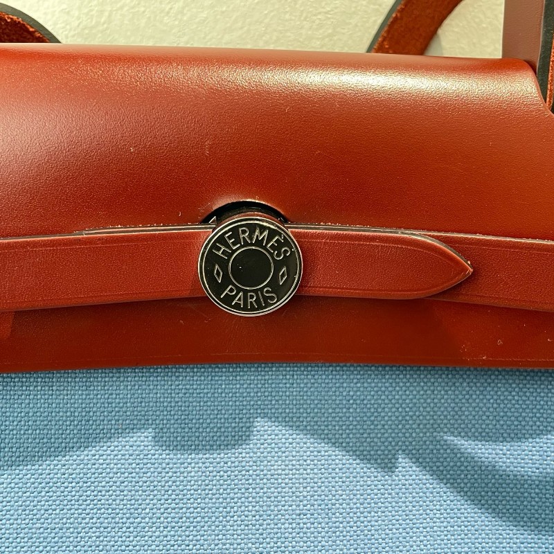 HERMES 愛馬仕 herbag 31 X刻 肩背包-8