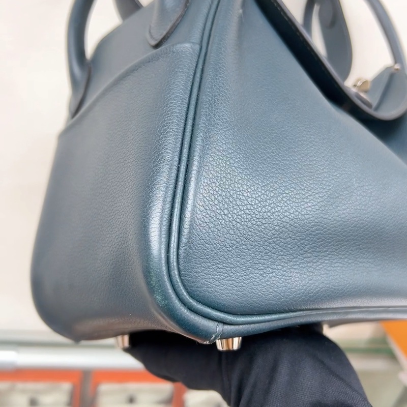 Hermes lindy 26 T刻 深藍綠色-3