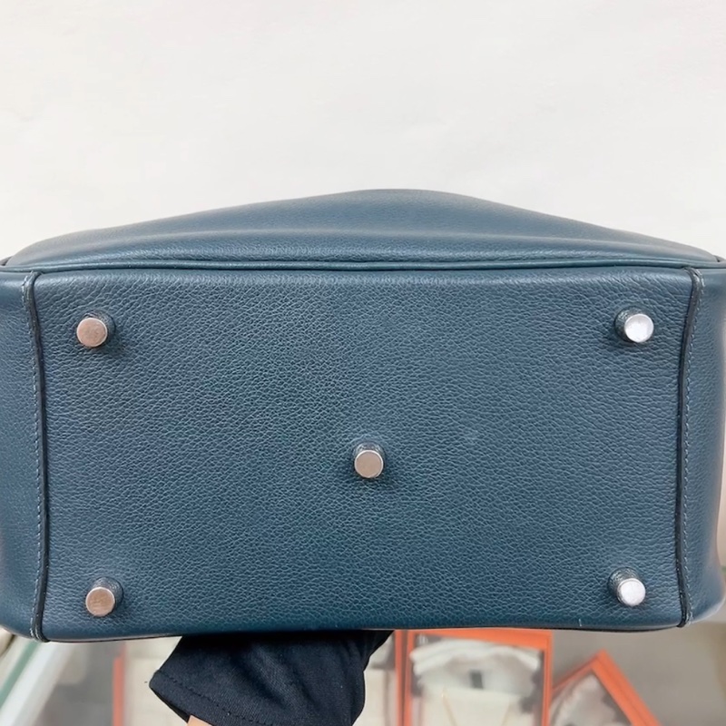 Hermes lindy 26 T刻 深藍綠色-5