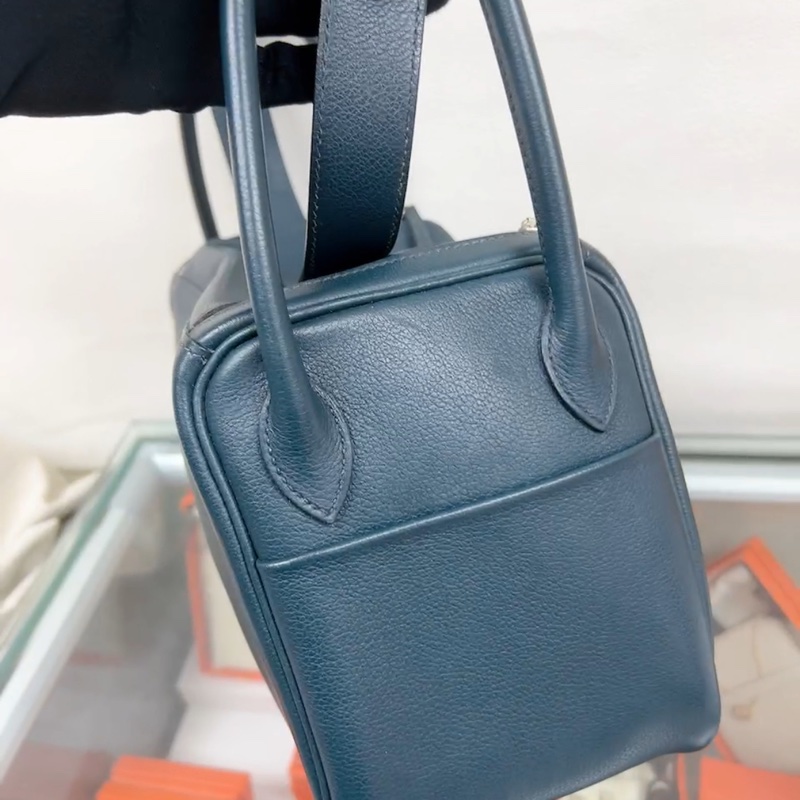 Hermes lindy 26 T刻 深藍綠色-8