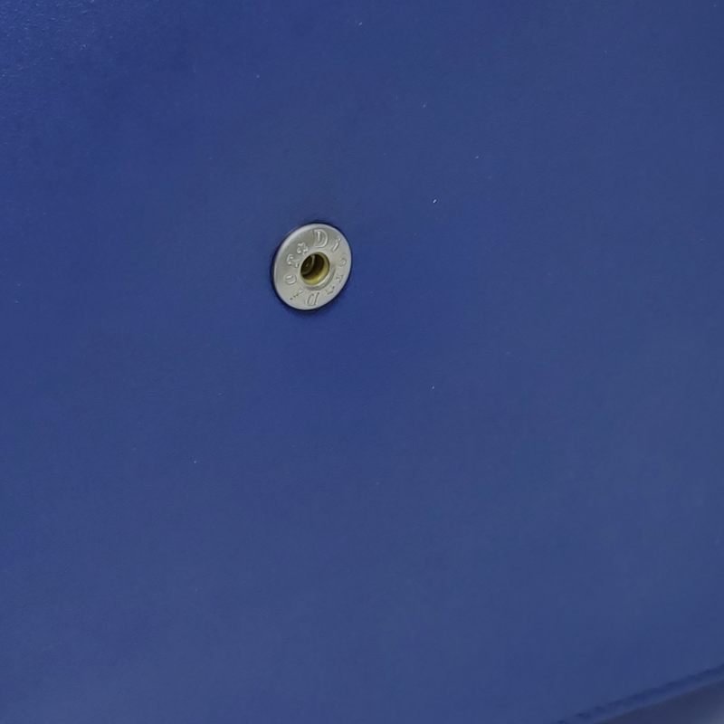 Dior 牛皮 純色 字母 Logo 金屬扣 翻蓋 手拿包-11