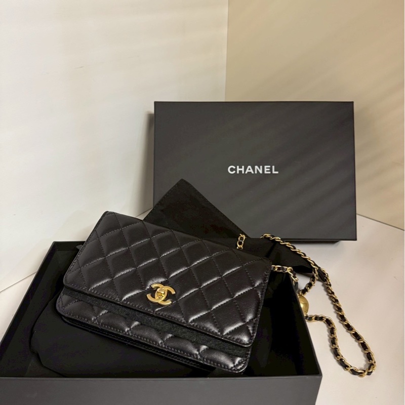 CHANEL AP1450 經典金球 WOC 黑色-0