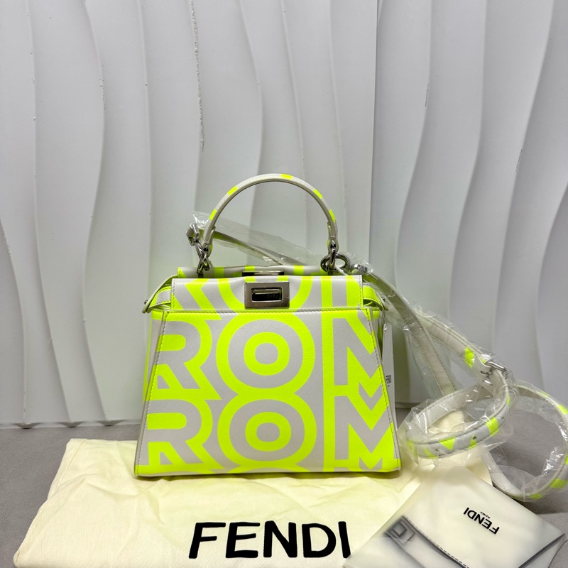 Fendi / 芬迪 Peekaboo 限定款熒光綠-9