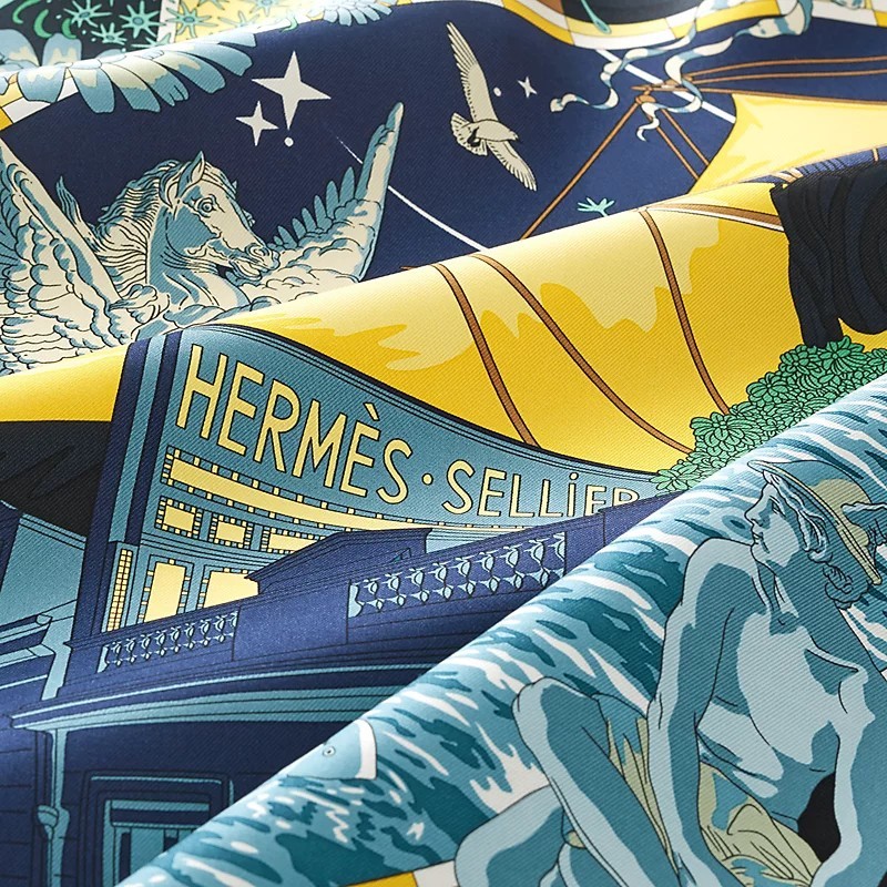 Hermès Flagship scarf 90*90福寶遊
輪派對90*90~大船入港-5