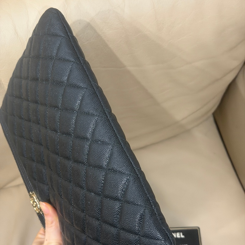 99新大全配🈶️購證❤️ #香奈兒 #黑金 #荔枝皮 #leboy #手拿包-15