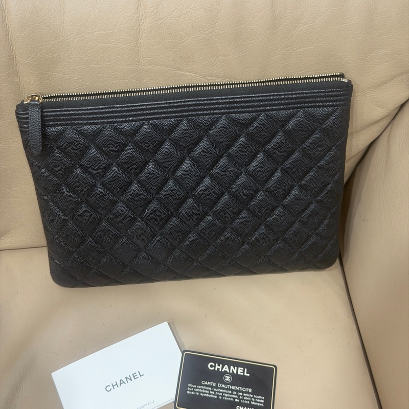 99新大全配🈶️購證❤️ #香奈兒 #黑金 #荔枝皮 #leboy #手拿包-16