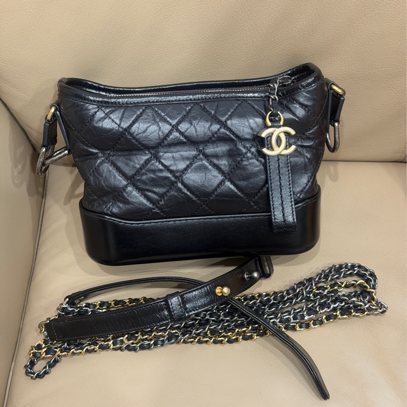99新全配❤️#香奈兒 #黑金 #流浪包 #小號 #garbrielle-19