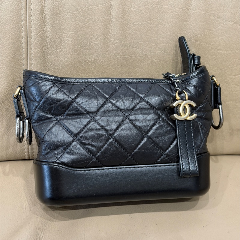 99新全配❤️#香奈兒 #黑金 #流浪包 #小號 #garbrielle-20